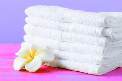 A stack of fresh folded towels